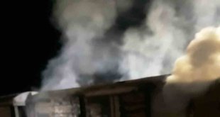 Muş'ta seyir halindeki trende yangın çıktı