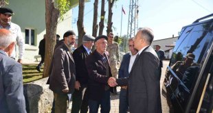 Vali Çiçek'ten köy ziyaretleri