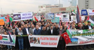 Malatya'da İsrail'in Filistin'e yönelik saldırıları kınandı