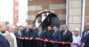 Şehidin vasiyeti olan cami ve yatılı hafızlık Kur'an kursu ibadete açıldı