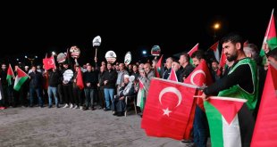 Erzincan'dan İsrail'e tepki, Filistin'e destek