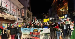 Ağrı'da İsrail'in Gazze saldırısı protesto edildi