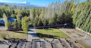 Ağrı'da Cumhuriyet'in 100. yılına özel koreografi