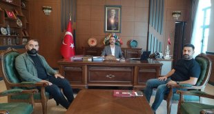 Kaymakam Kundakçı'yı, Baskilliler Derneği ziyaret etti