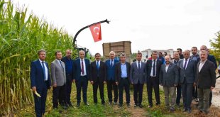 Silajlık mısır hasadı tarla günü etkinliği yapıldı
