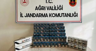 Ağrı'da gümrük kaçağı sigara operasyonunda 2 şüpheli gözaltına alındı