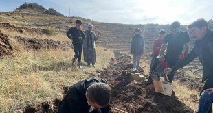 Kağızman'da 16 bin 700 fidan toprakla buluştu