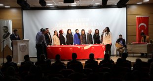 Darende'de 24 Kasım Öğretmenler Günü kutlandı