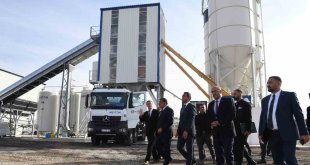 Malatya'da beton üretim santrali faaliyete başladı