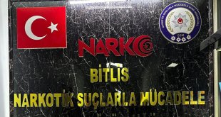 Bitlis'te 3 kilo 50 gram metamfetamin ele geçirildi