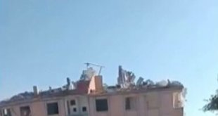 Elazığ'da 5 katlı bina korna sesi ile yıkıldı