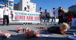 Erzurum'da Gazze için sessiz eylem