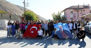 Darende'de liselerarası Atatürk koşusu düzenlendi