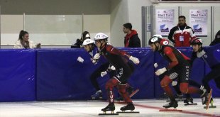 Short Track Türkiye Federasyon Kupası 1-2 Yarışması, Erzurum'da başladı