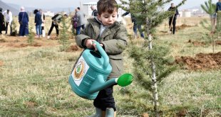 Van, Bitlis, Hakkari ve Muş'ta fidanlar toprakla buluşturuldu