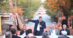 Gürkan, Orduzu sakinleriyle bir araya geldi