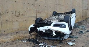 Bingöl'de otomobil şarampole yuvarlandı: 2 yaralı