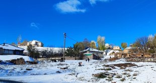 Ahlat'ta mevsimin ilk karı yağdı
