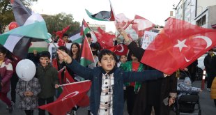 Iğdır'da 'Büyük Filistin Yürüyüşü' düzenlendi