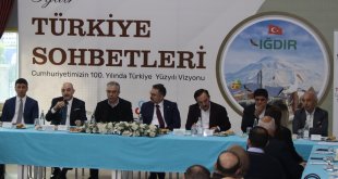 Iğdır'da 'Türkiye Sohbetleri' toplantısı düzenlendi