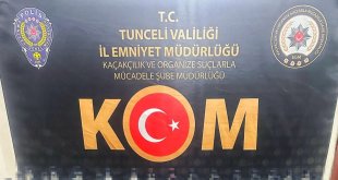 Tunceli'de kaçak içki operasyonu