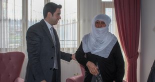 Genç Kaymakamı Muhammet Güzel şehit ailelerini ziyaret etti