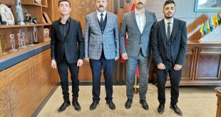 Baskil Ülkü Ocakları Başkanı Özkan Kızılkaya'dan Kaymakam Kundakçı'ya ziyaret