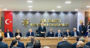 İçişleri Bakanı Yerlikaya, AK Parti İl Başkanlığını ziyaret etti