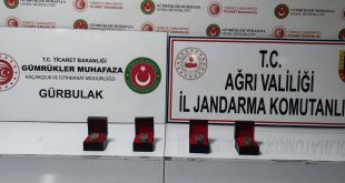 Ağrı'da gümrük kaçağı saat ele geçirildi