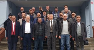 Arguvan'da muhtarlardan Belediye Başkanı Kızıldaş'a ziyaret
