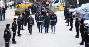 Eskişehir merkezli 5 ilde 'Kafes-18 Operasyonu'nda yakalanan şüpheliler adliyeye sevk edildi