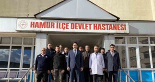 Hamur Kaymakamı Yıldırım, ilçedeki kurumları denetledi