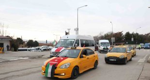 Elazığ'da 'Gazze'ye Yol Olduk' konvoyu