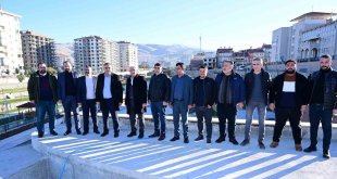 MHP Malatya teşkilatı Başkan Güder'in yatırımlarını gezdi