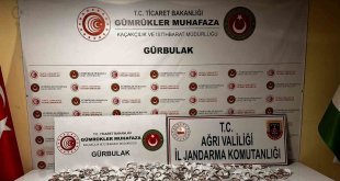 Ağrı'da kaçak takı malzemeleri ele geçirildi