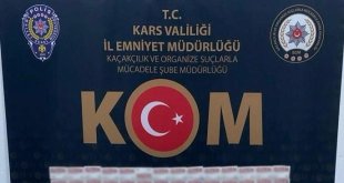 Kars'ta 61 bin 400 makaron ele geçirildi