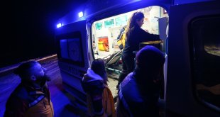Kars'ta kaynar suyla yanan çocuk paletli ambulansla hastaneye ulaştırıldı