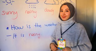 Malatya Teknopark Konteyner Kent'teki çocuklara gönüllülerden eğitim desteği