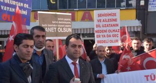 Gaziler ve Şehit Aileleri Vakfı HDP önünde basın açıklaması yaptı