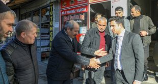 Genç Kaymakamı Güzel, Şehit ve Gazi Aileleri Derneğini ziyaret etti