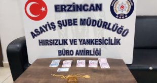 Altın hırsızı polisten kaçamadı