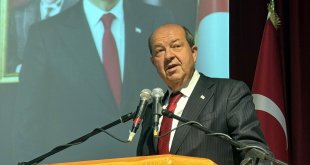KKTC Cumhurbaşkanı Tatar, Ardahan'daki "Halk Buluşması"nda konuştu: