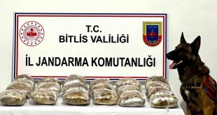 Bitlis'te 20 kilo 250 gram kubar esrar ele geçirildi