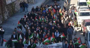 Bitlis'te 'Filistin İçin Yürüyoruz' etkinliği düzenlendi