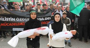 Hizan'da Filistin'e destek yürüyüşü