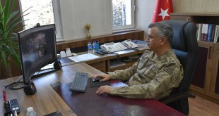 Erzurum İl Jandarma Komutanı Tuğgeneral Düz AA'nın 'Yılın Kareleri' oylamasına katıldı