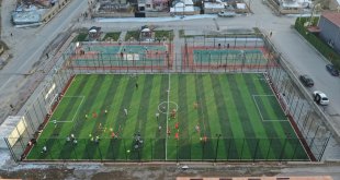 Van'ın Muradiye ilçesinde 2 spor tesisi yapıldı
