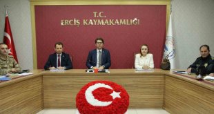 Erciş'te 'Seçim Güvenliği ve Koordinasyon Toplantısı' yapıldı