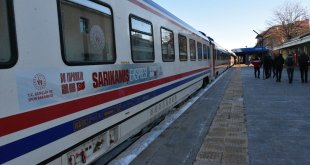 Sarıkamış Ekspresi Erzurum'a ulaştı