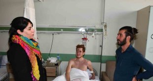 Başkan Acar'dan Ukraynalı dağcıya ziyaret